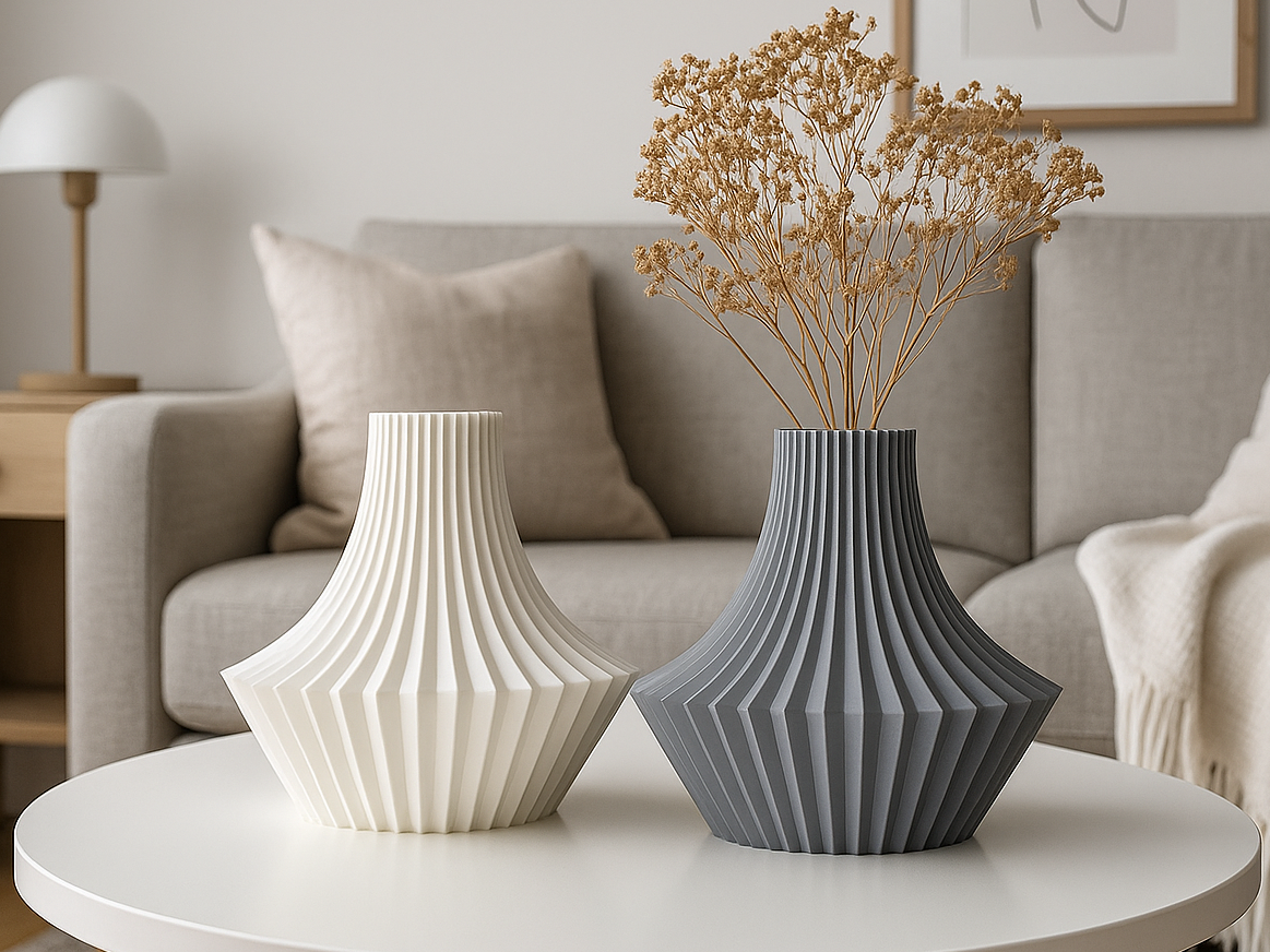 Vase Cléopâtre fait main, vase décoratif raffiné — vue 2