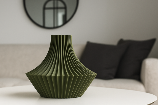 Vase Cléopâtre fait main, vase décoratif raffiné