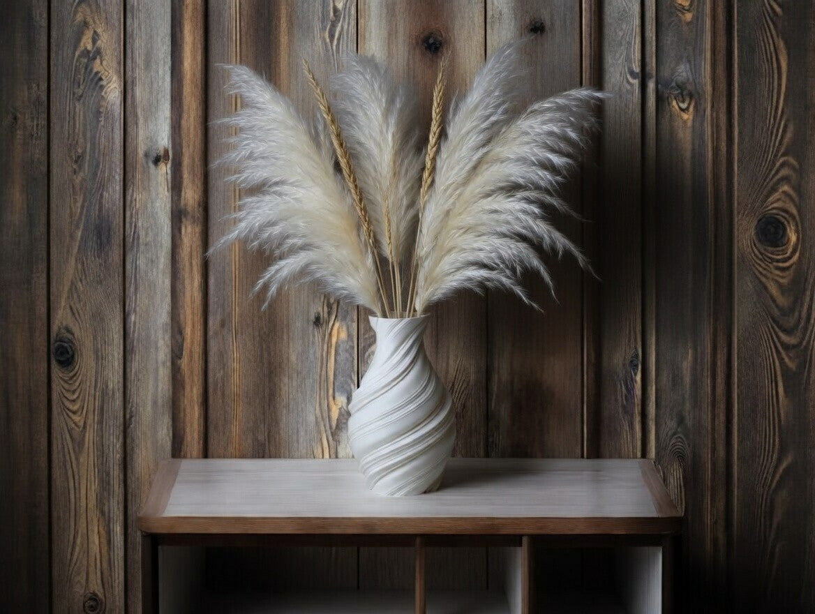 Vase Anna fait main, vase décoratif épuré
