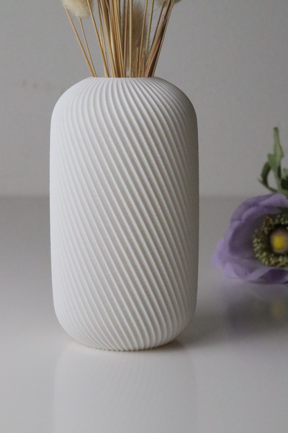 Vase Rossella fait main, vase décoratif tout en courbes — vue 3