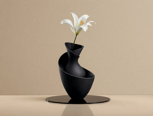 Vase sculptural audacieux