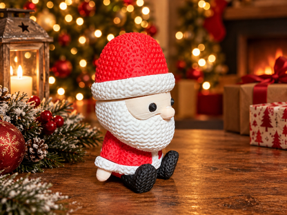 Figurine Père Noël vue de profil